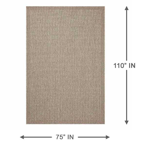 Selwyn Border Outdoor Area Rug, 6.3x9.2