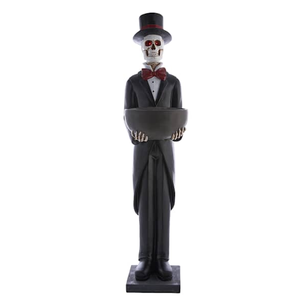 Midnight Shadows Skeleton Porch Greeter, 4.8'
