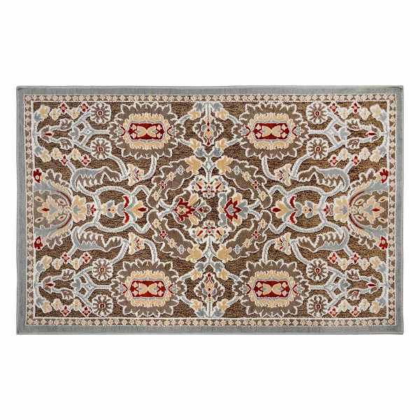 Arrington Taupe & Spice Medallion Washable Accent Rug, 26x45