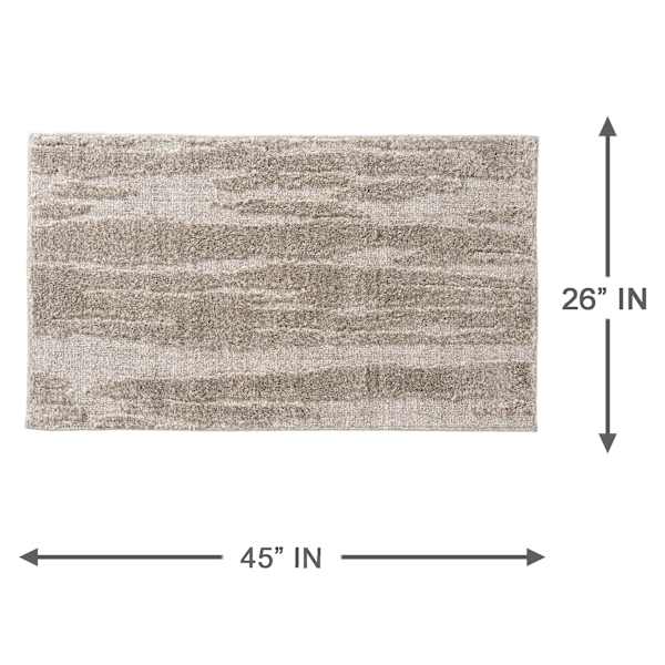 Crosby St. Athena Ripley Grey Washable Accent Rug, 26x45