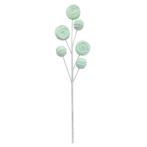 Green Yarn Candy Pick
