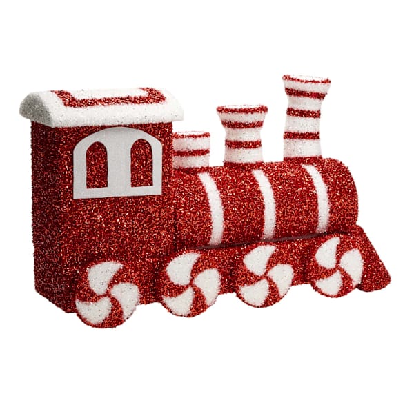 Red & White Train, 24"