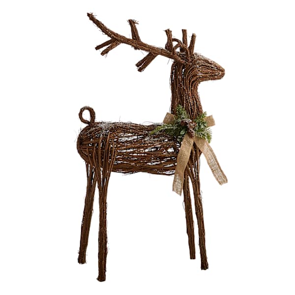 Metal Standing Deer, 36"