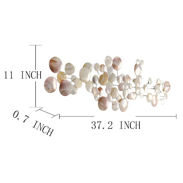 Framed Metal Wall Art, 37x11