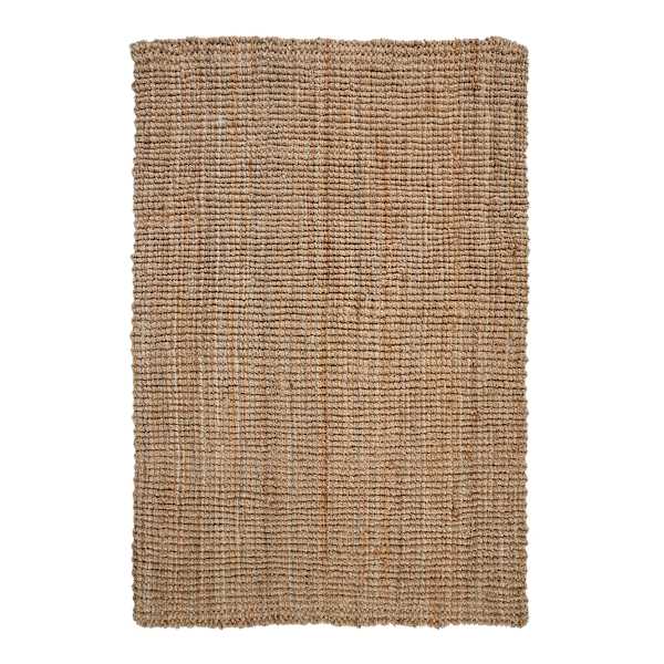 (B181) Honeybloom Jute Boucle Woven Area Rug, 5x7