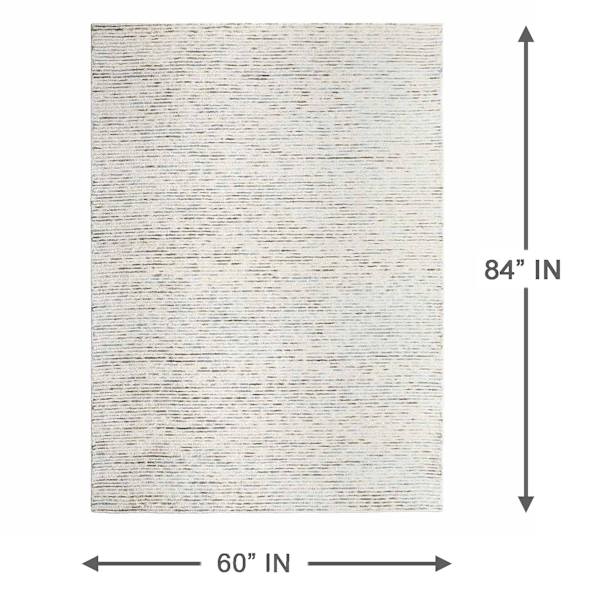 (B712) Found & Fable Gloria Cream Diamond Design Runner, 2x4