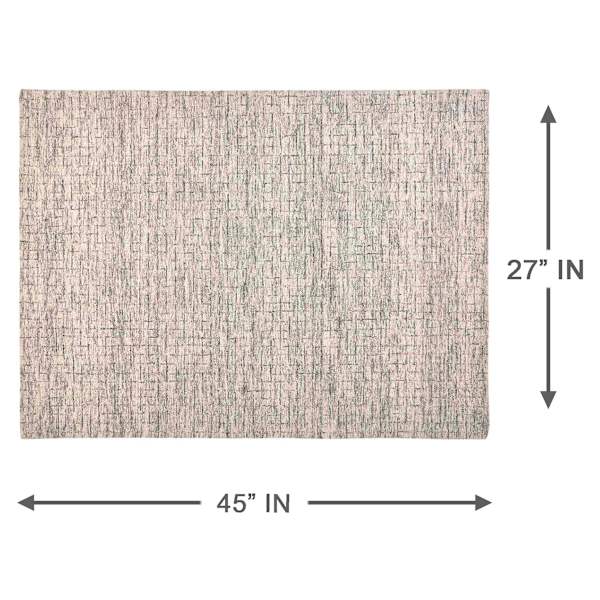 (A517) Crosby St. Tahoe Neutral Grey Textured Abstract Accent Rug, 2x4