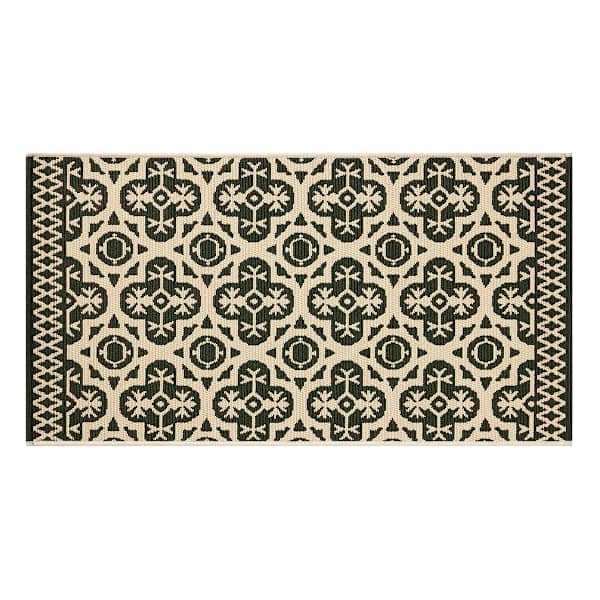 Tia Green Utility Outdoor Accent Rug, 27x45