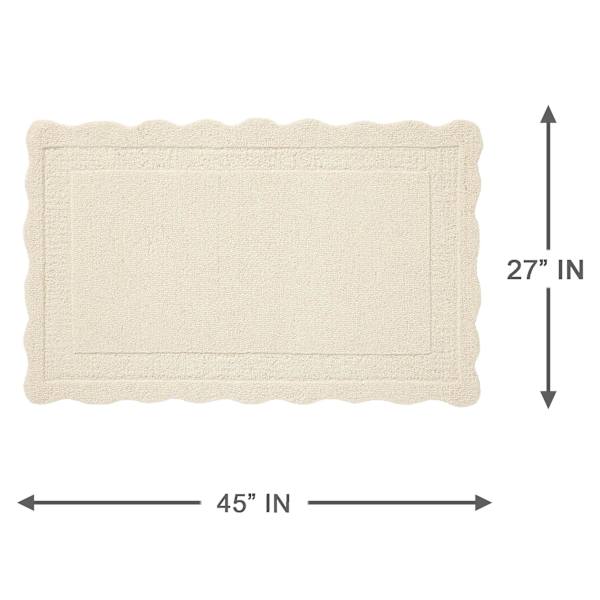 Lainey Ivory Border Accent Rug, 27x45