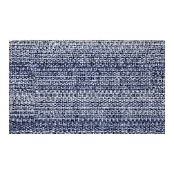 Florence Blue Striped Accent Rug, 27x45