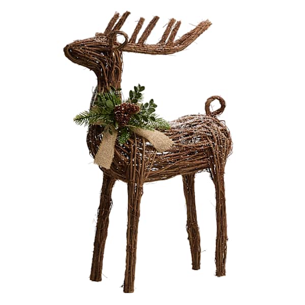 Metal Standing Deer, 27"