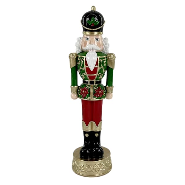 Red & Green Nutcracker, 10"
