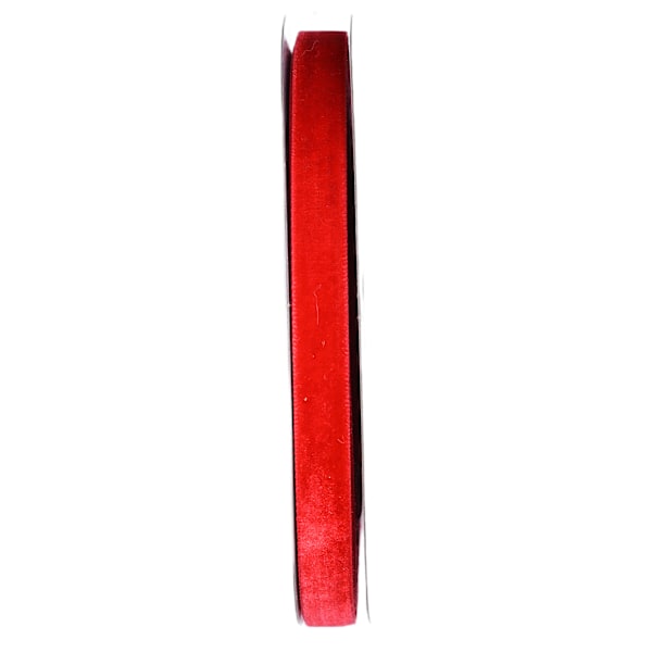 3/8" Red Velvet Ribbon, 10yd