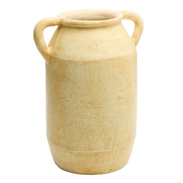 Neutral Bender Terracotta Vase, 7x11.8