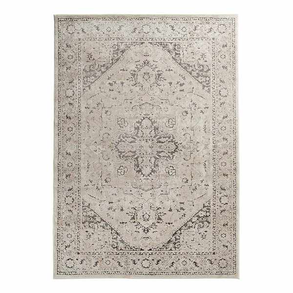 (A413) Clearwater Cream Medallion Area Rug, 5x7