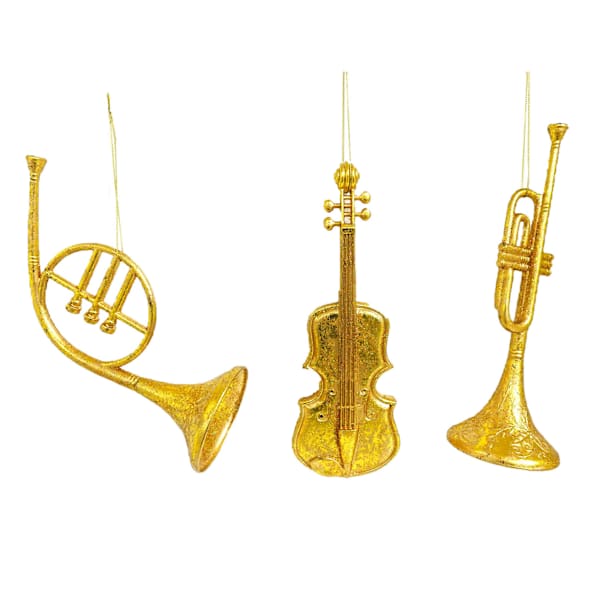 Gilded Evergreen Musical Instruments