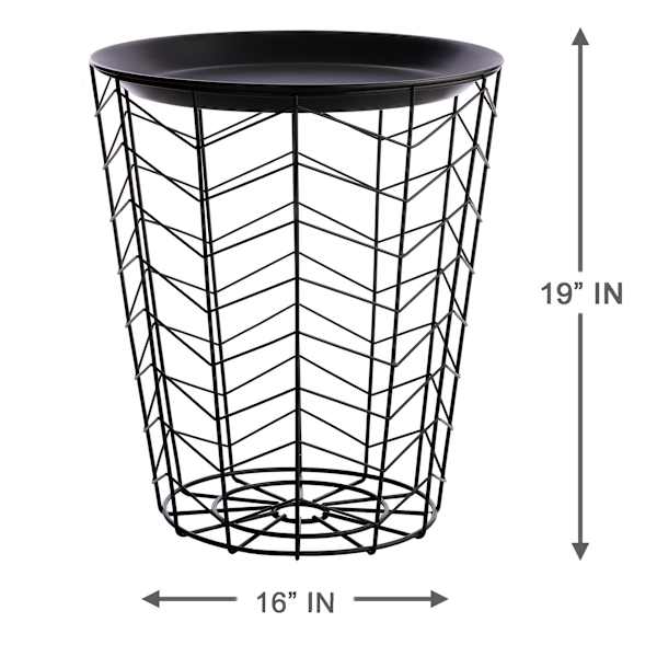 Brody Accent Table, Black