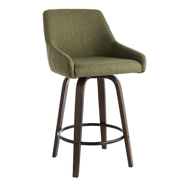 Tinsley Swivel Counter Stool, Green