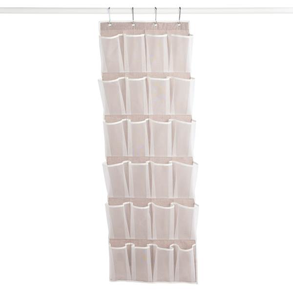 REAL SIMPLE 24-Pocket Hanging Closet Organizer