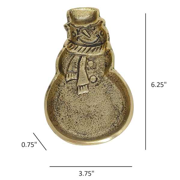 Snowman Trinket Tray, 6"