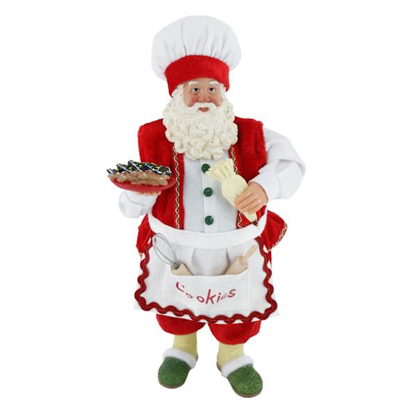 Gingerbread Lane Santa, 11"