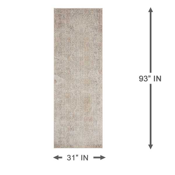 (B764) Kari Taupe & Rust Runner, 2x7