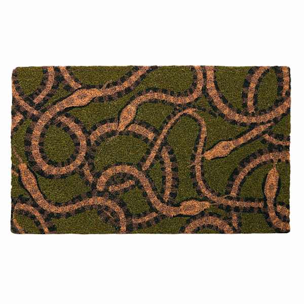 Spellbound Slithering Snakes Coir Mat, 18x30