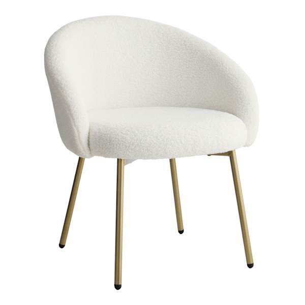 Jasmine Accent Chair, White