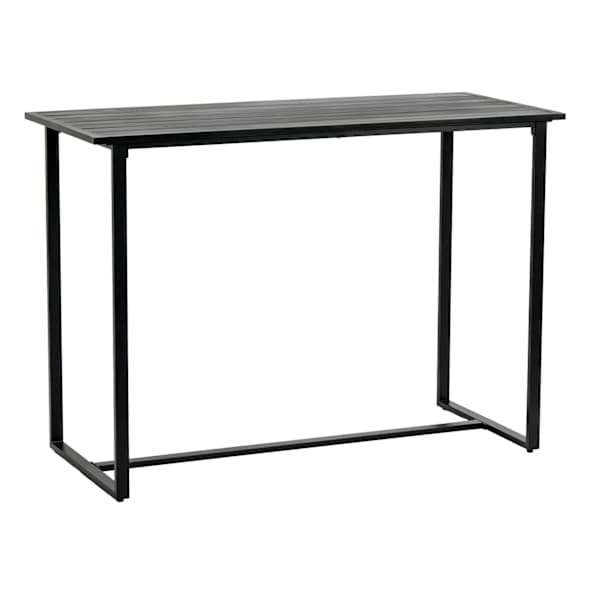 Grammercy Patio Bar Table, Black