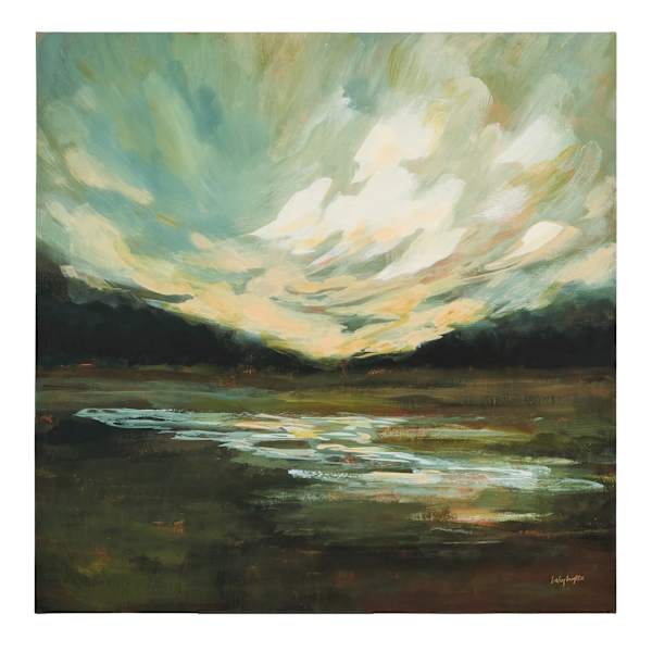 Abstract Landscape Canvas Wall Art, 40"