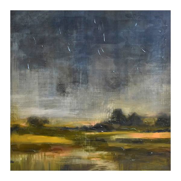 Dark Moody Canvas Wall Art, 50"