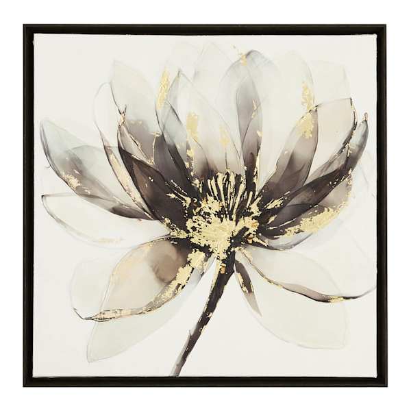 Framed Floral Canvas Wall Art, 30"