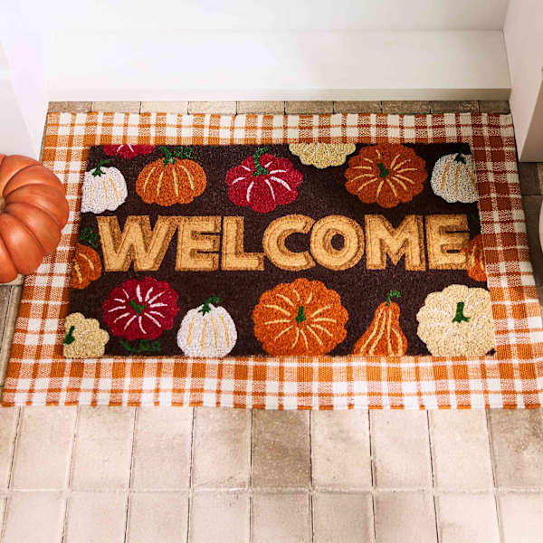 Fall Welcome Doormat Layering Set