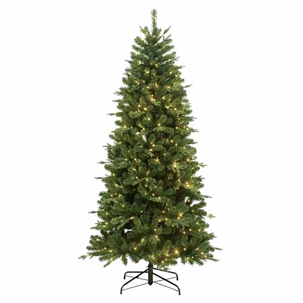 (B34) Pre-Lit Alberta Spruce Tree, 7.5'