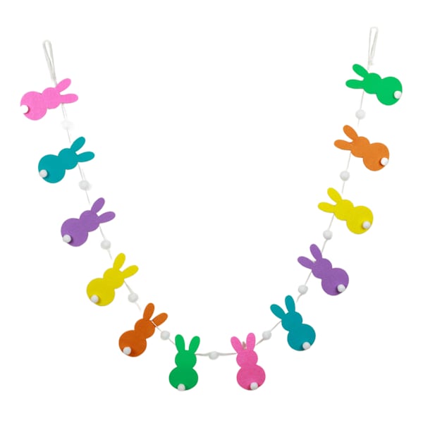 Felt Bunny Garland, 6'
