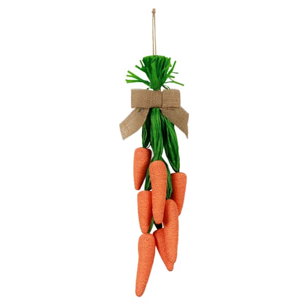 Orange Carrot Bunch Hanger, 20"