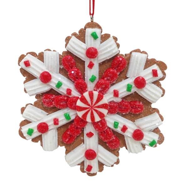 Gingerbread Lane Claydough Snowflake Ornament
