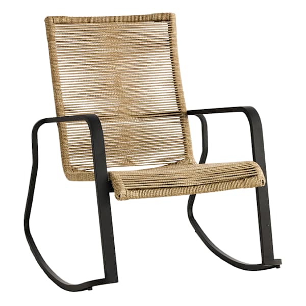 Rope Rocking Chair, Tan