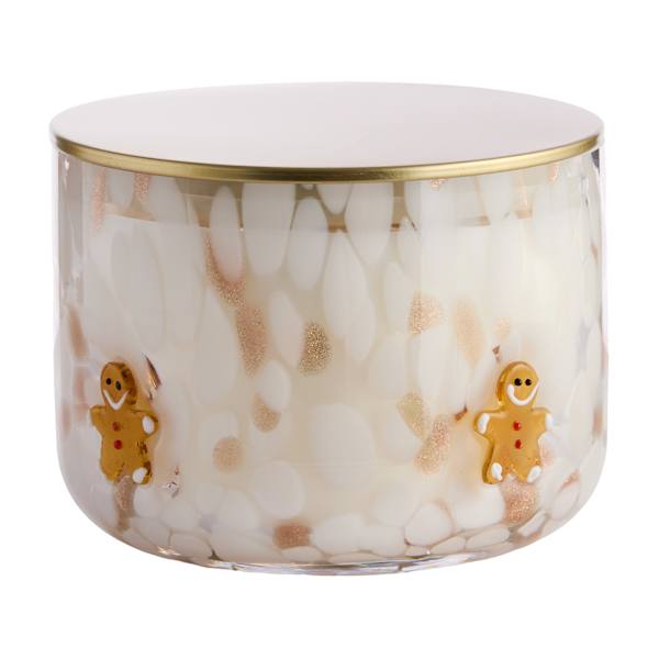 Gilded Gingerbread Scented Icon Candle, 12oz