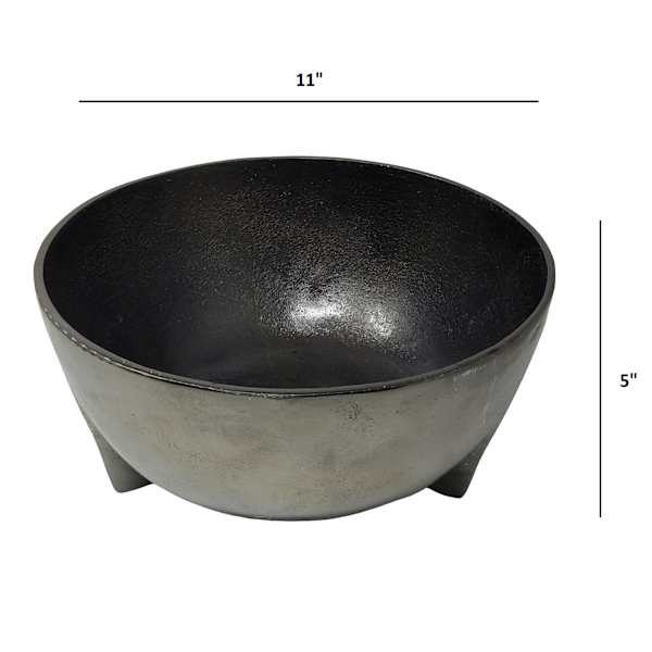 Black Nickel Bowl, 11"
