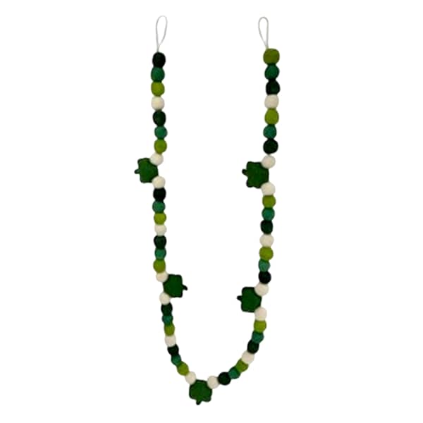 Felt Shamrock Garland, 72"