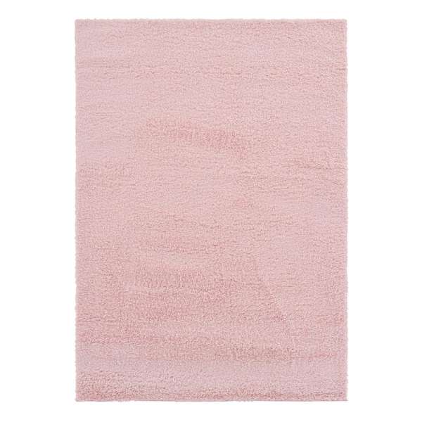 (C177) Parma Blush Shag Area Rug, 8x10