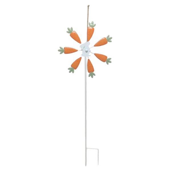 Carrot Spinner Yard Stake, 36"
