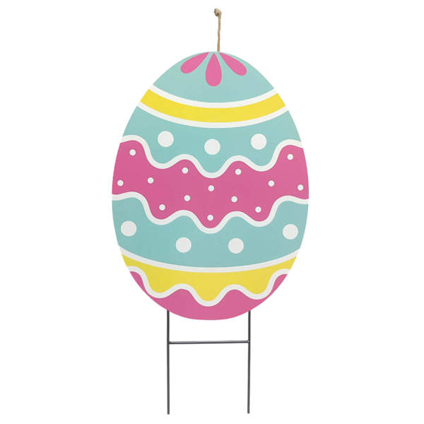 Easter Egg Yard Stake, 28"