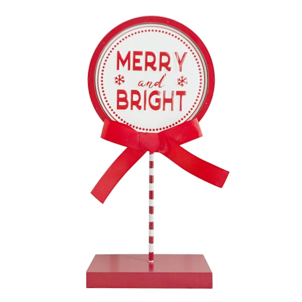 Merry & Bright Table Sign, 14"