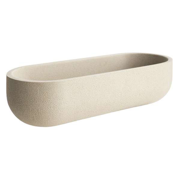 Japi Neutral Rustic Window Box Outdoor Planter, Large