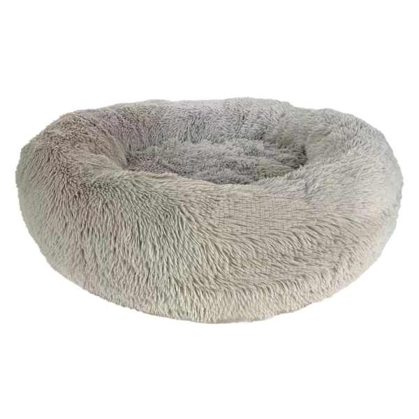 Round Grey Eyelash Pet Cuddler, 36"
