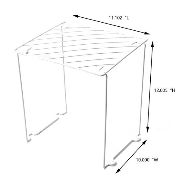 Locker Shelf Metal White