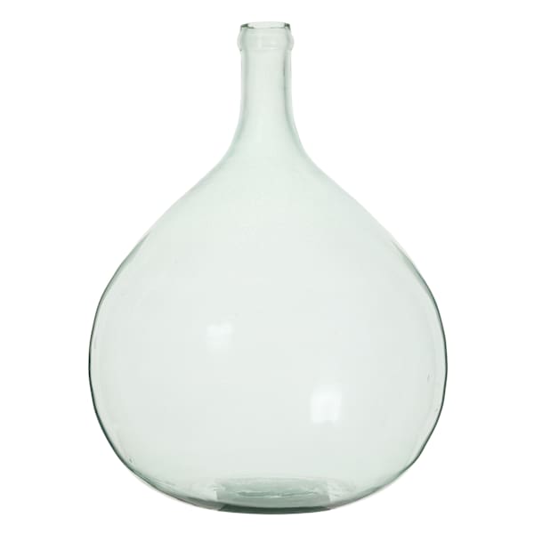 Blue & Green Glass Vase, 21"