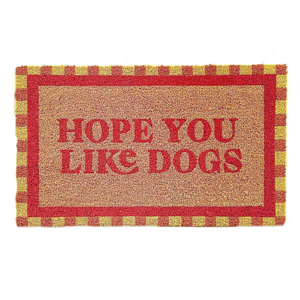 Hope You Like Dogs Coir Mat, 18x30